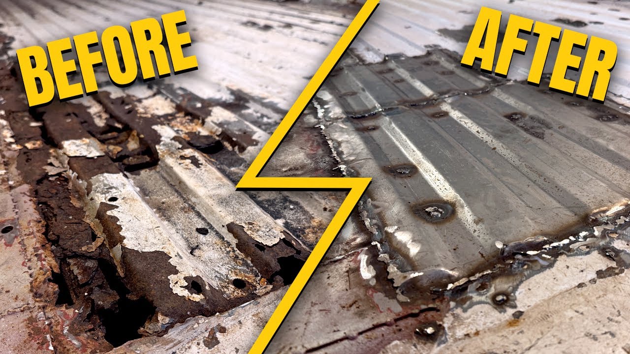 Repairing the Rusted Floor of My Chevy G20 Van