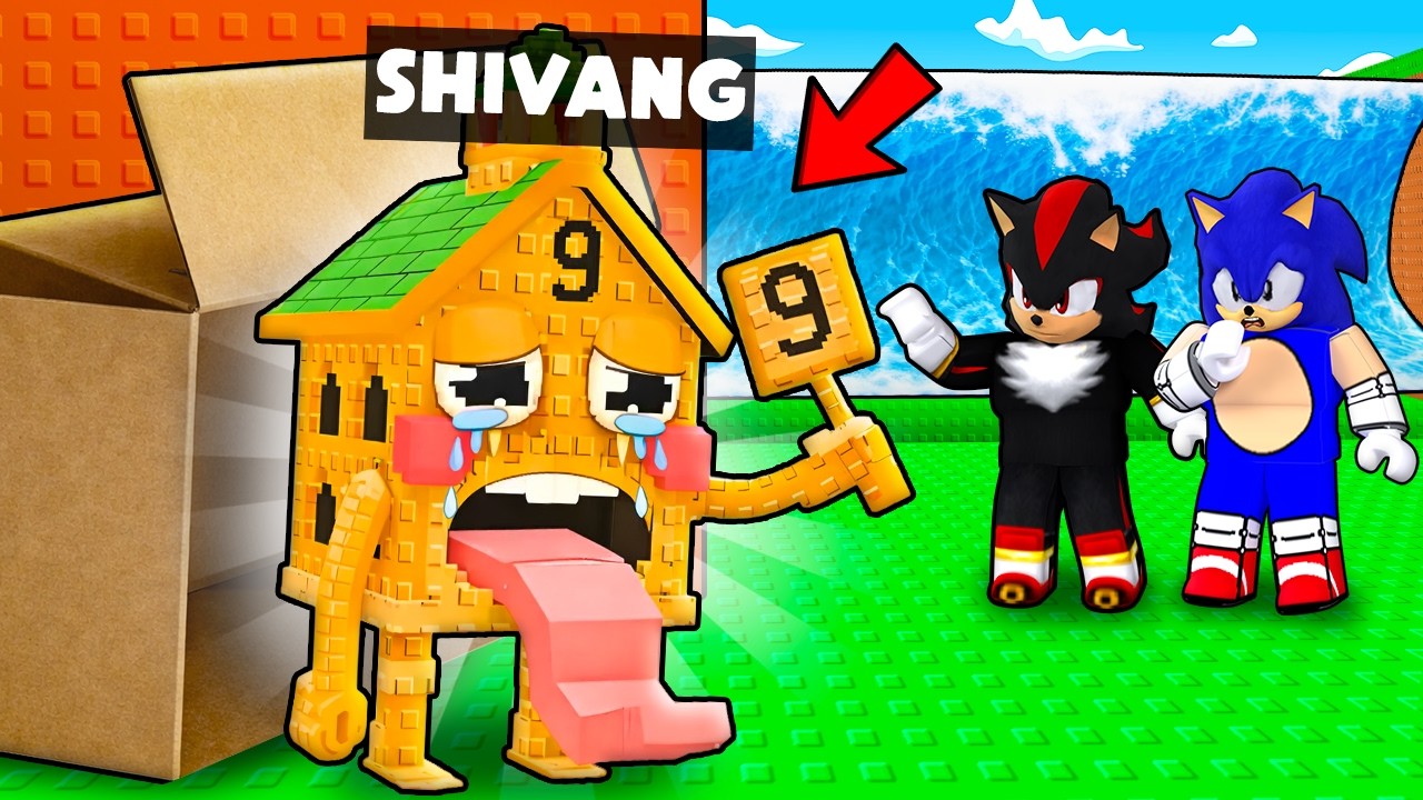 I PRETENDED TO BE A HOMELESS BABY BRAINROT IN ESCAPE A TSUNAMI !!