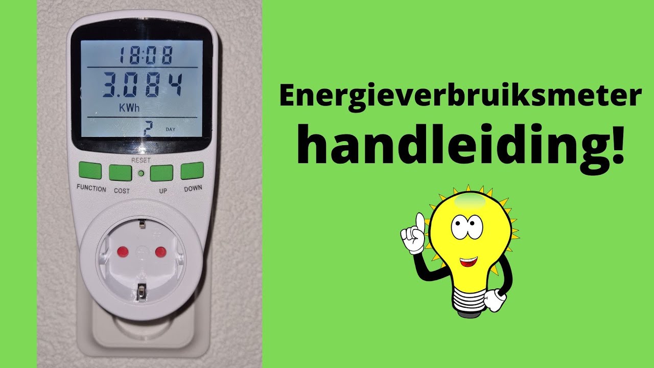Energieverbruiksmeter handleiding
