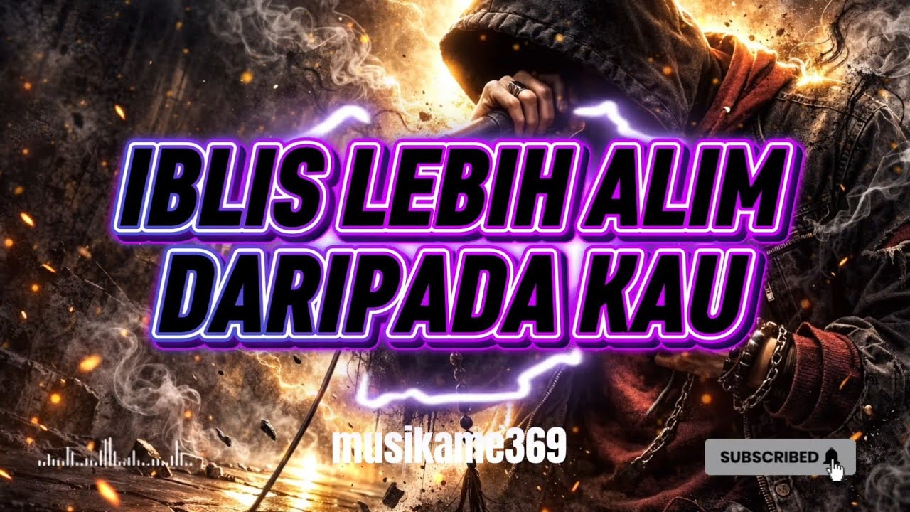 IBLIS LEBIH ALIM DARIPADA KAU | Rap Rock Religi &ndash; Versi Lirik (Official Lyric Video)