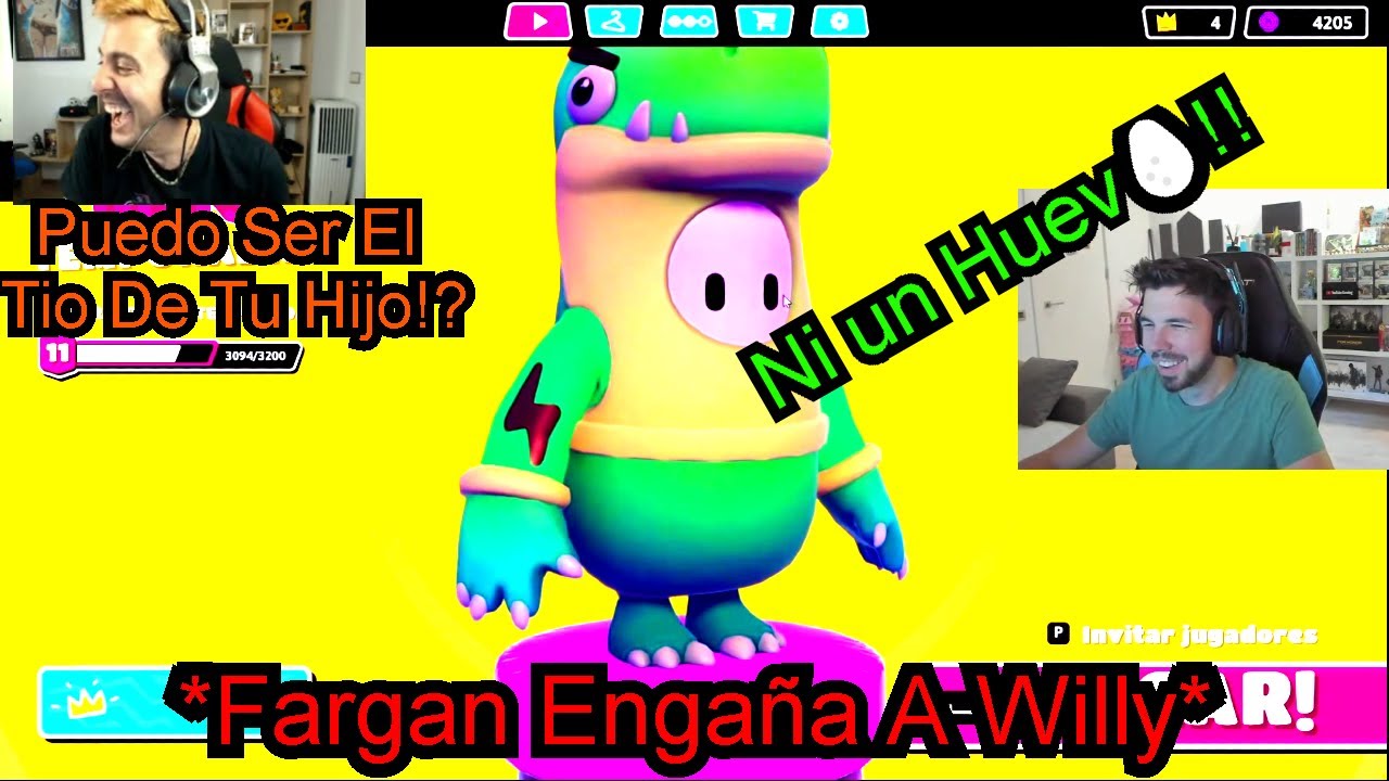WILLY SE MOLESTA CON FARGAN 😡 | MOMENTOS GRACIOSOS DEL DIRECTO 