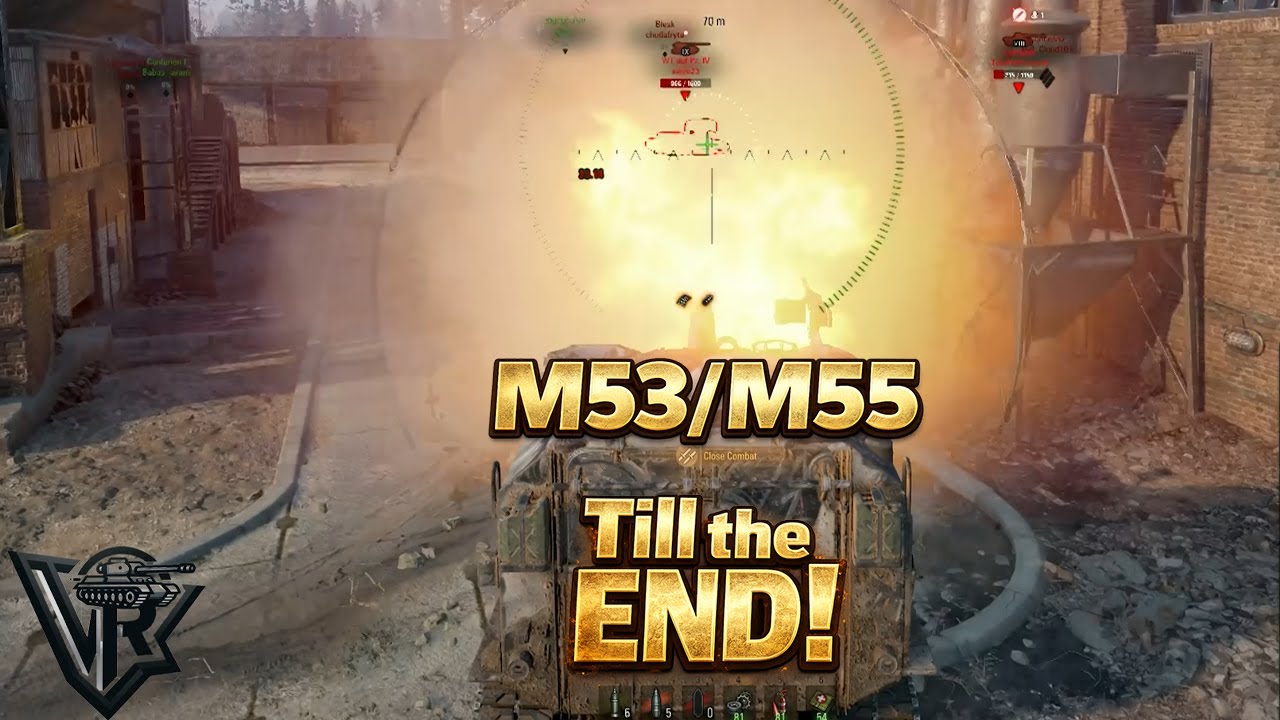 Last Man Standing M53/M55 Arty Fights Till the End - World of Tanks