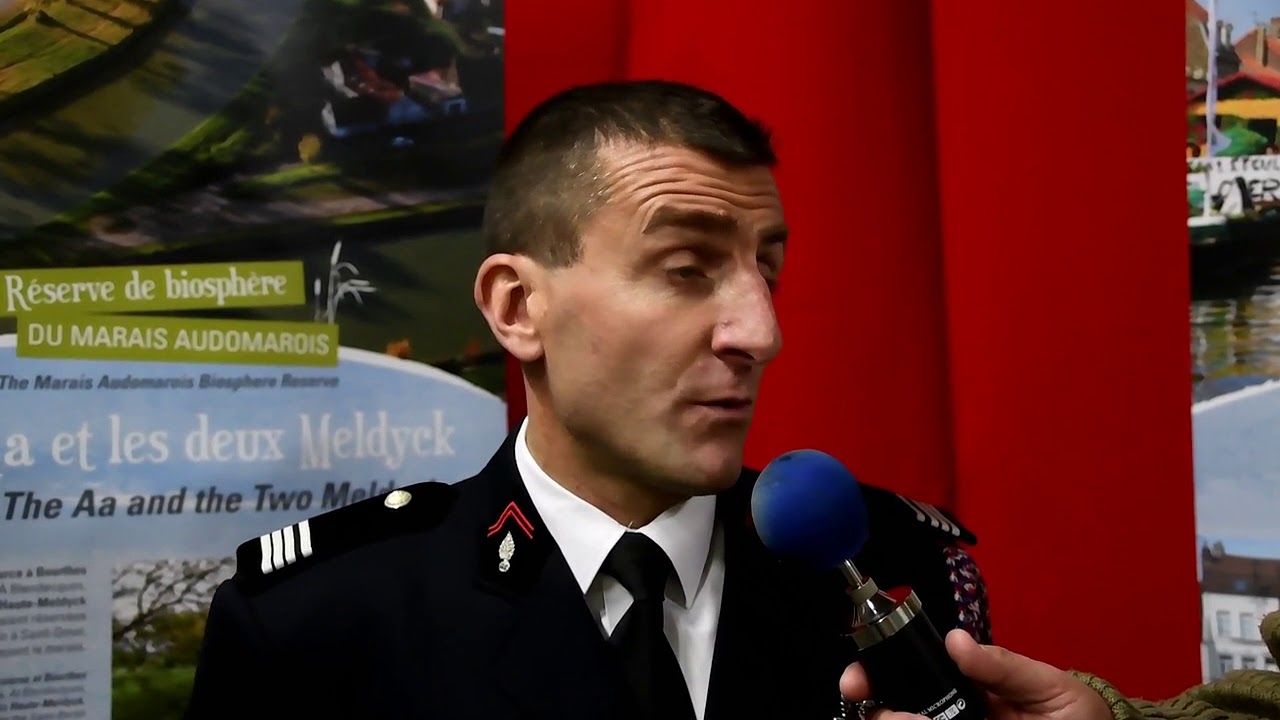St barbe chez les pompiers de St Omer