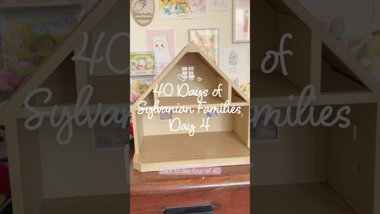 Cheap way to customise your Sylvanian Houses!🏠🐰 #sylvanianfamilies #calicocritters #ternurines