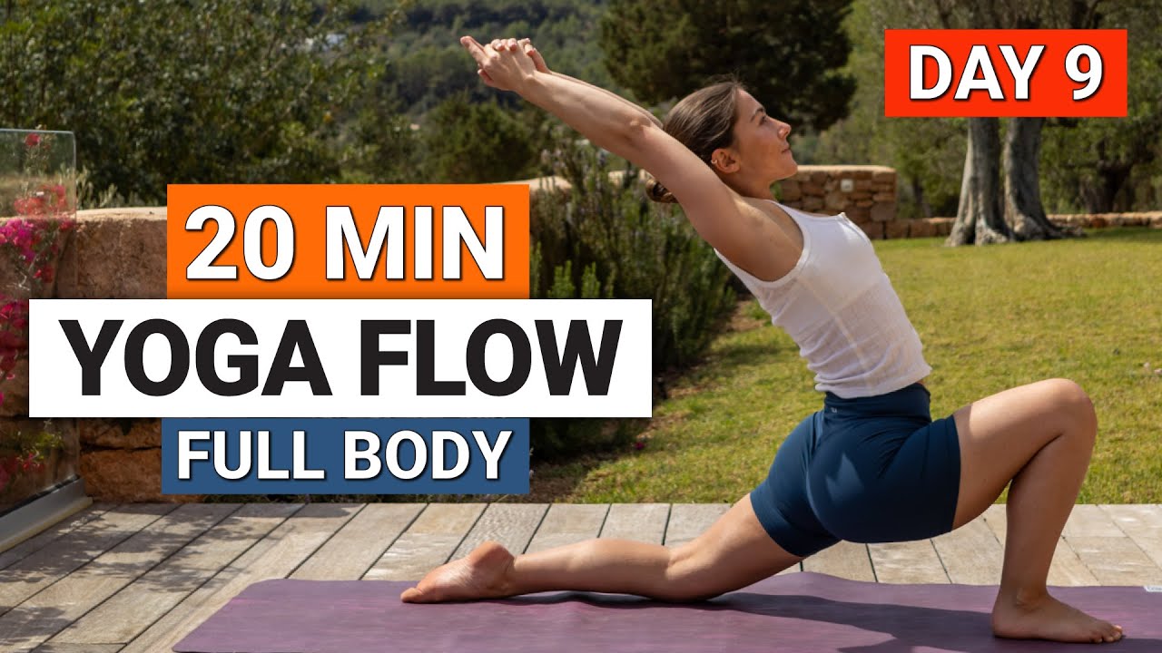 20 Min Full Body Yoga Flow | Day 9 - 30 Day Improvers Yoga Challenge