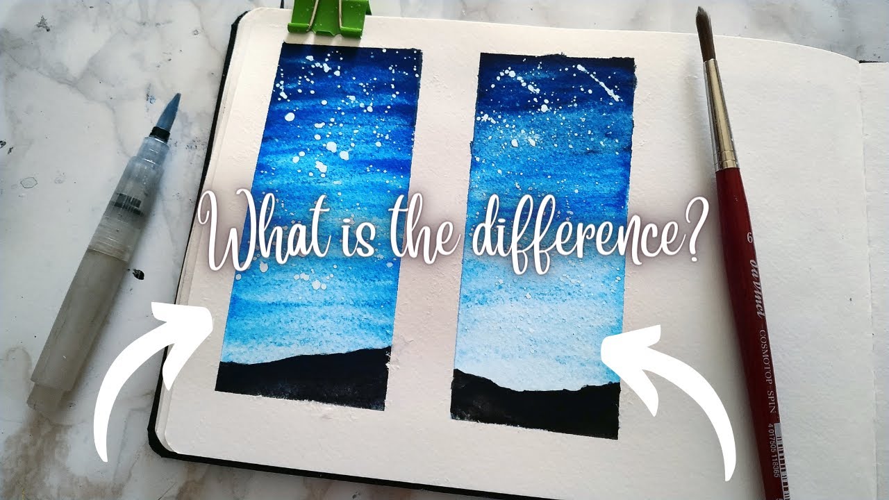 What brush should you use with watercolor pencils ?