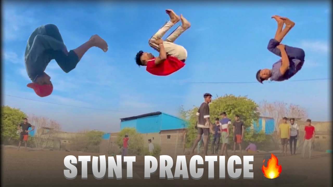 After Long Time Stunt Practice 🔥