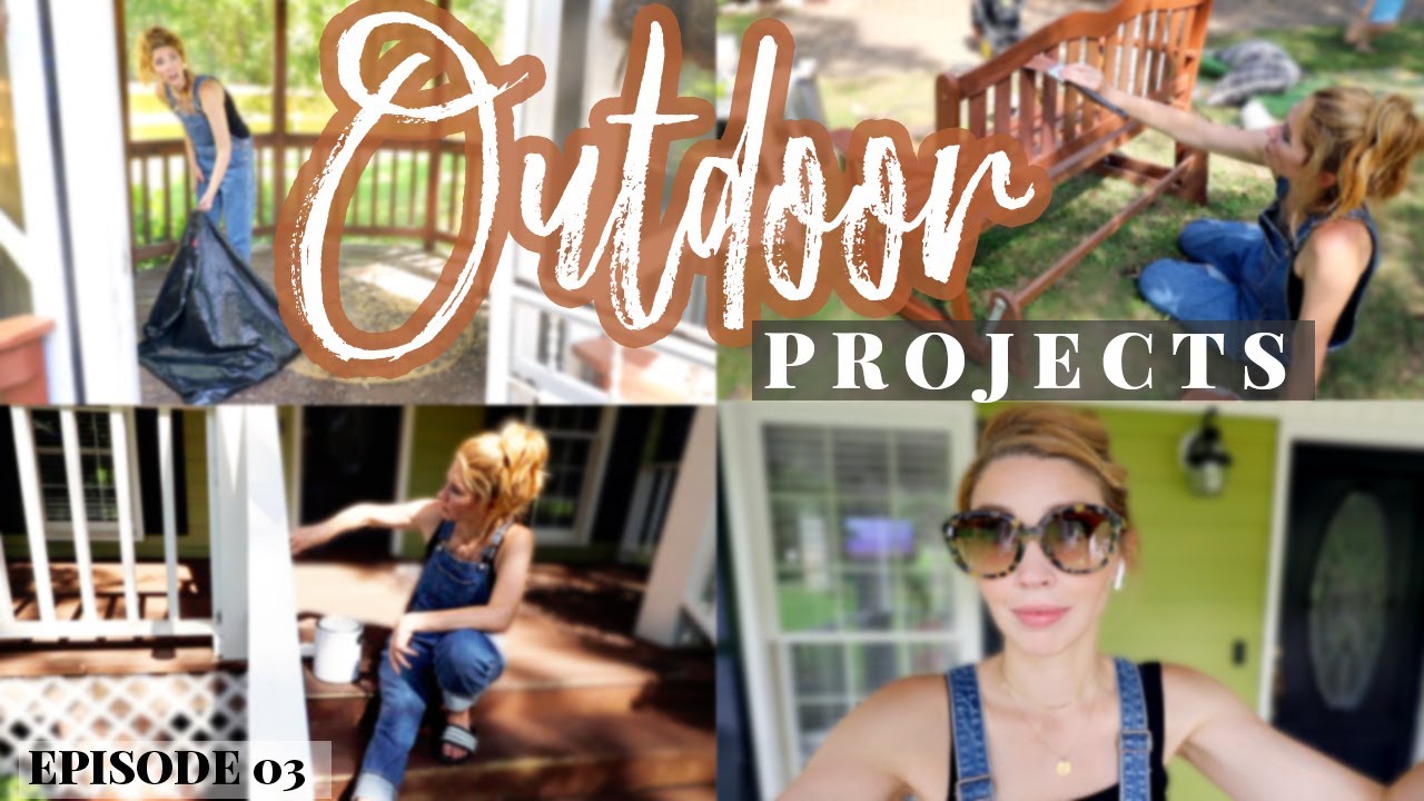 Outdoor Projects BEFORE + AFTER \\ 
