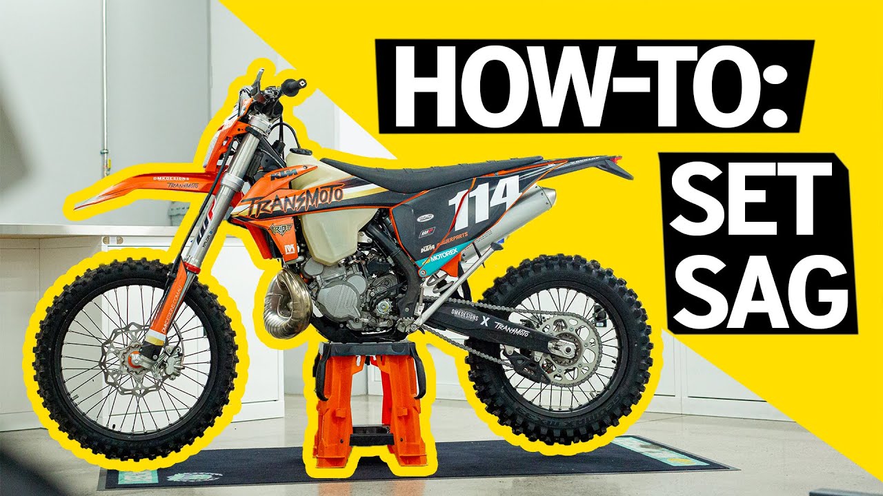 Dirt Bike Tech Tips/How-To: Set Rider & Static Sag