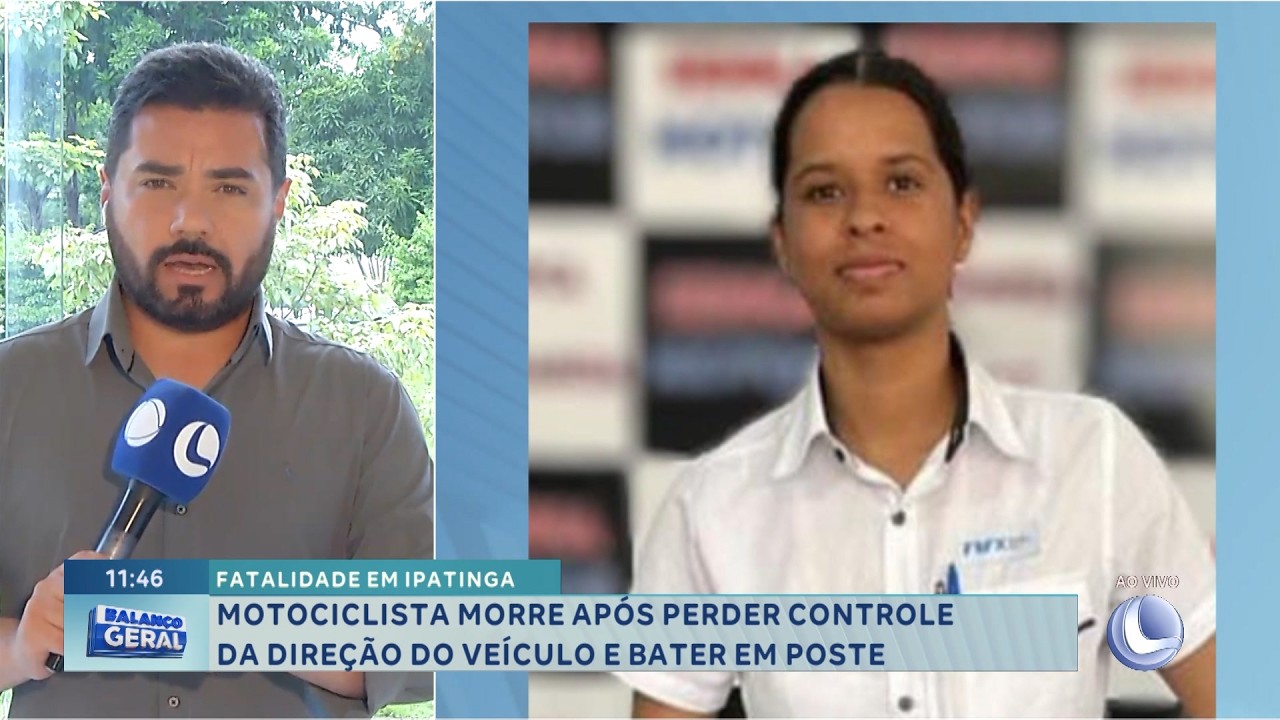 Fatalidade em Ipatinga: Motociclista morre após bater em poste.