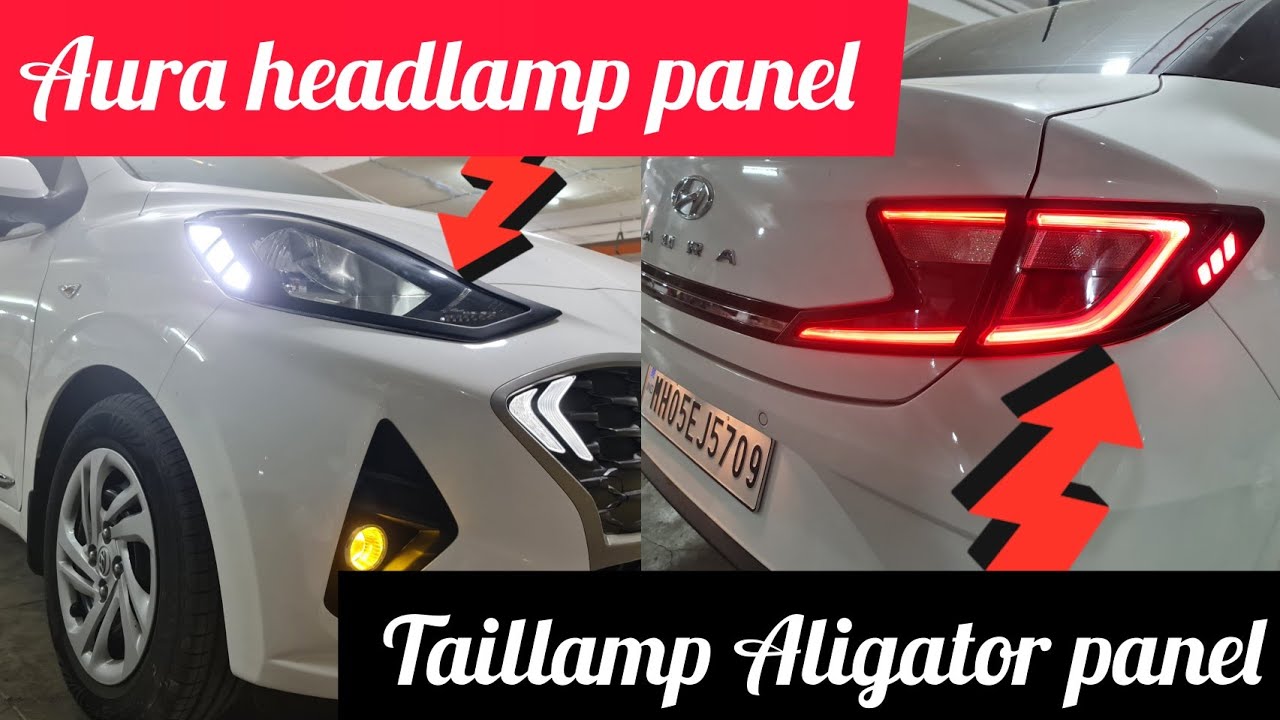 HYUNDAI AURA MODIFIED WITH ALIGATOR PANELS📞98201 87037📞9833986482