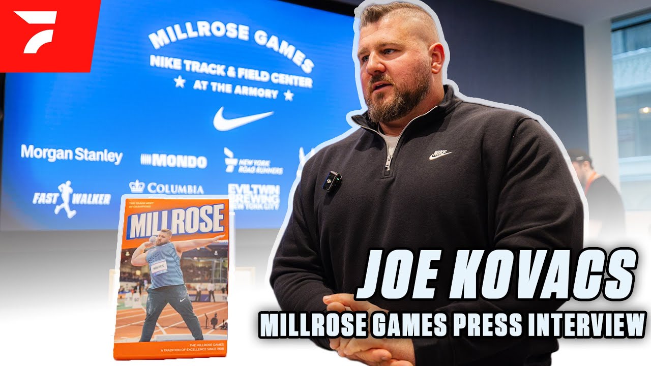 Joe Kovacs On Parenting And Staying At The Top Of His Game | Millrose Games Press Conference