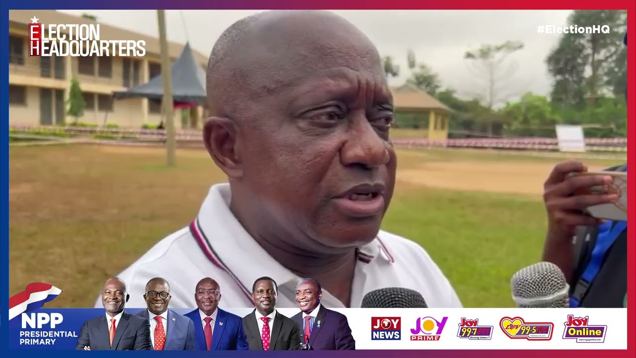 #NPPDecides: Simon Osei Mensah Urges Calm as Delegates Queue to Vote at Polling Centres