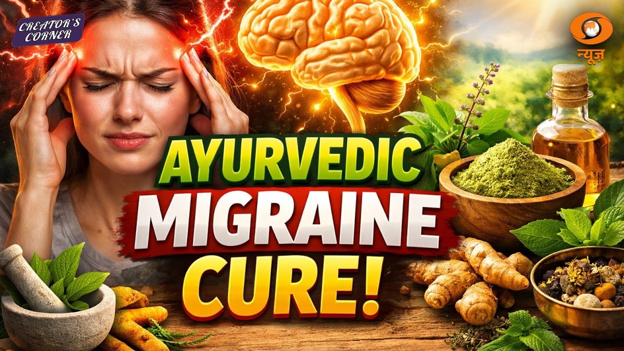 Ayurvedic Migraine Cure: Natural Remedies for Headache Relief | Creator’s Corner | DD News