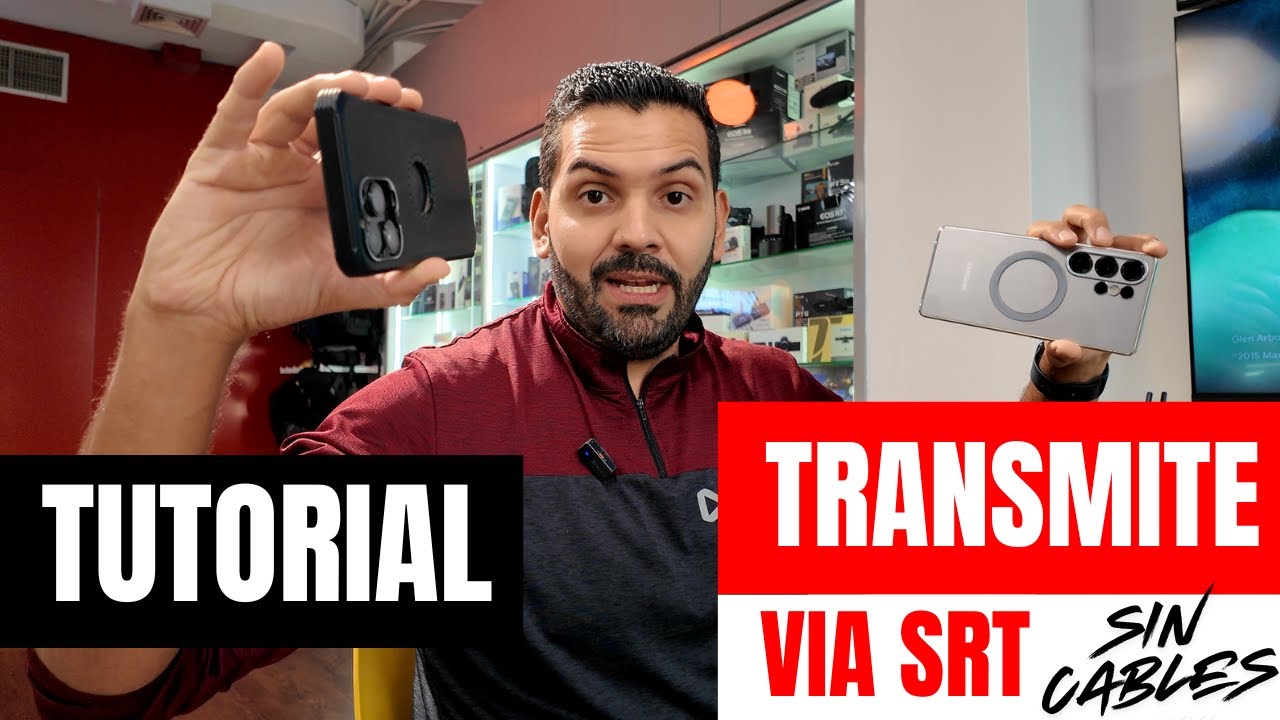 Tutorial Transmite via Smartphone a OBS sin cables con SRT