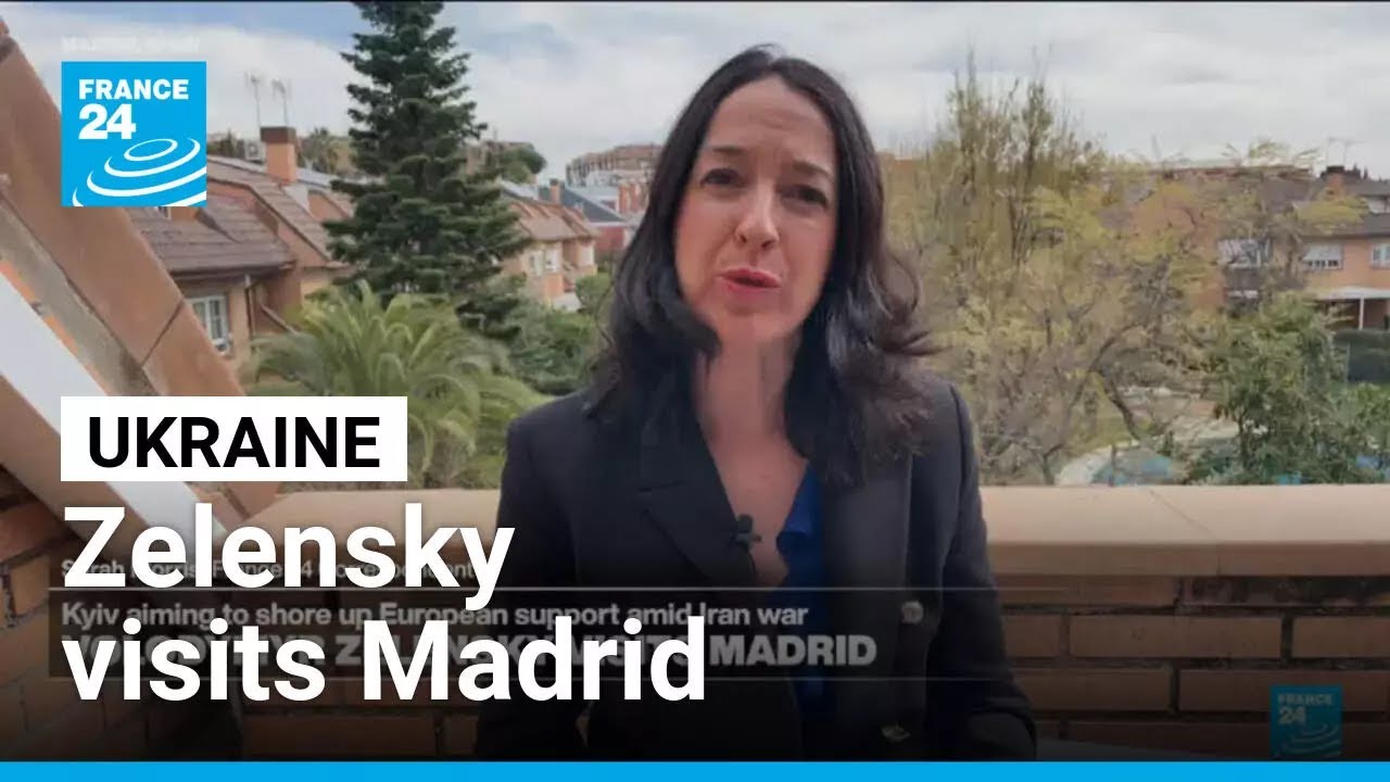 War in Ukraine: Zelensky visits Madrid for talks with PM Sanchez • FRANCE 24 English