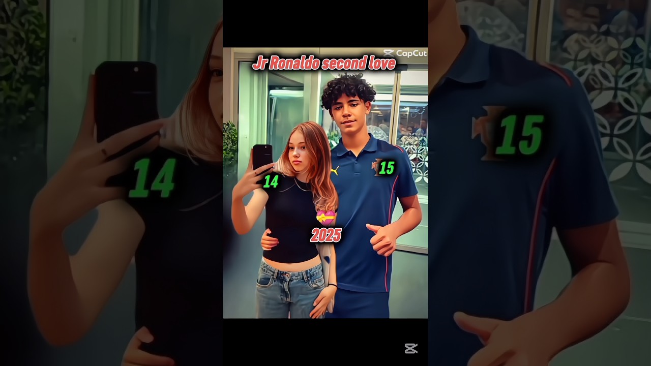 Ronaldo Jr and his new girlfriend 🥶💝🩹 