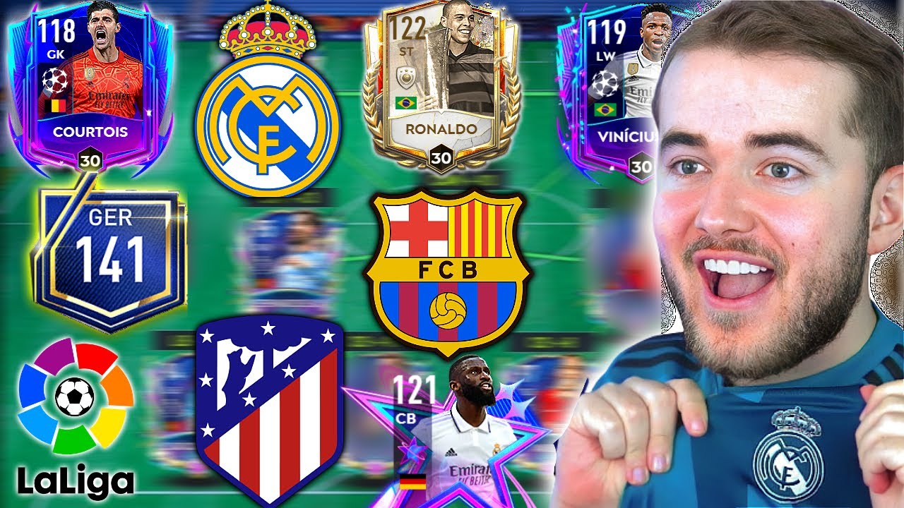 🤑SELEÇÃO DA LA LIGA DE 5 BILHÕES🤑TIME DO CAMPEONATO ESPANHOL NO FIFA MOBILE 23