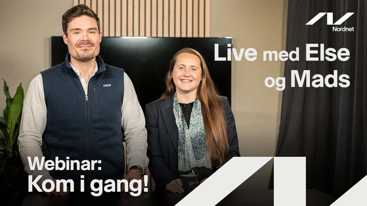 Webinar - Kom i gang (live 25. februar 19:00 - 20:00)