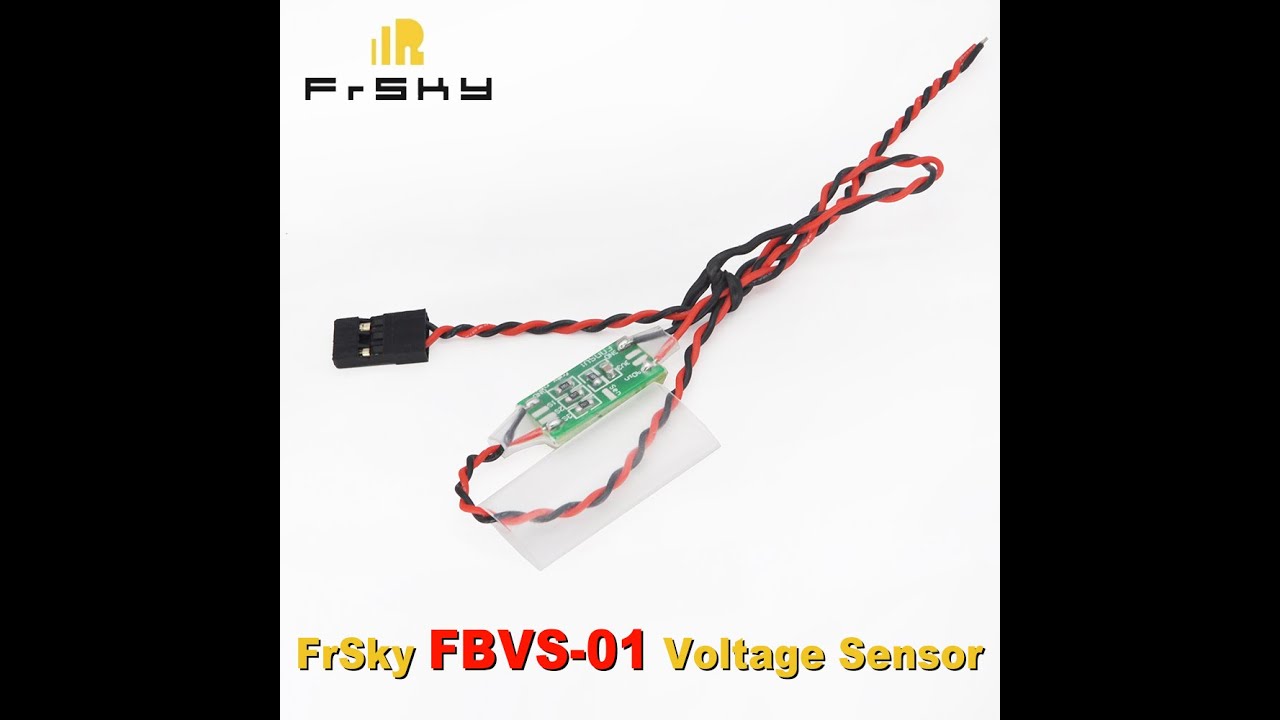 How to use FrSky voltage sensor FBVS-01 to measure battery voltage with GR6, RX4R, G-RX8, X4R, X6R