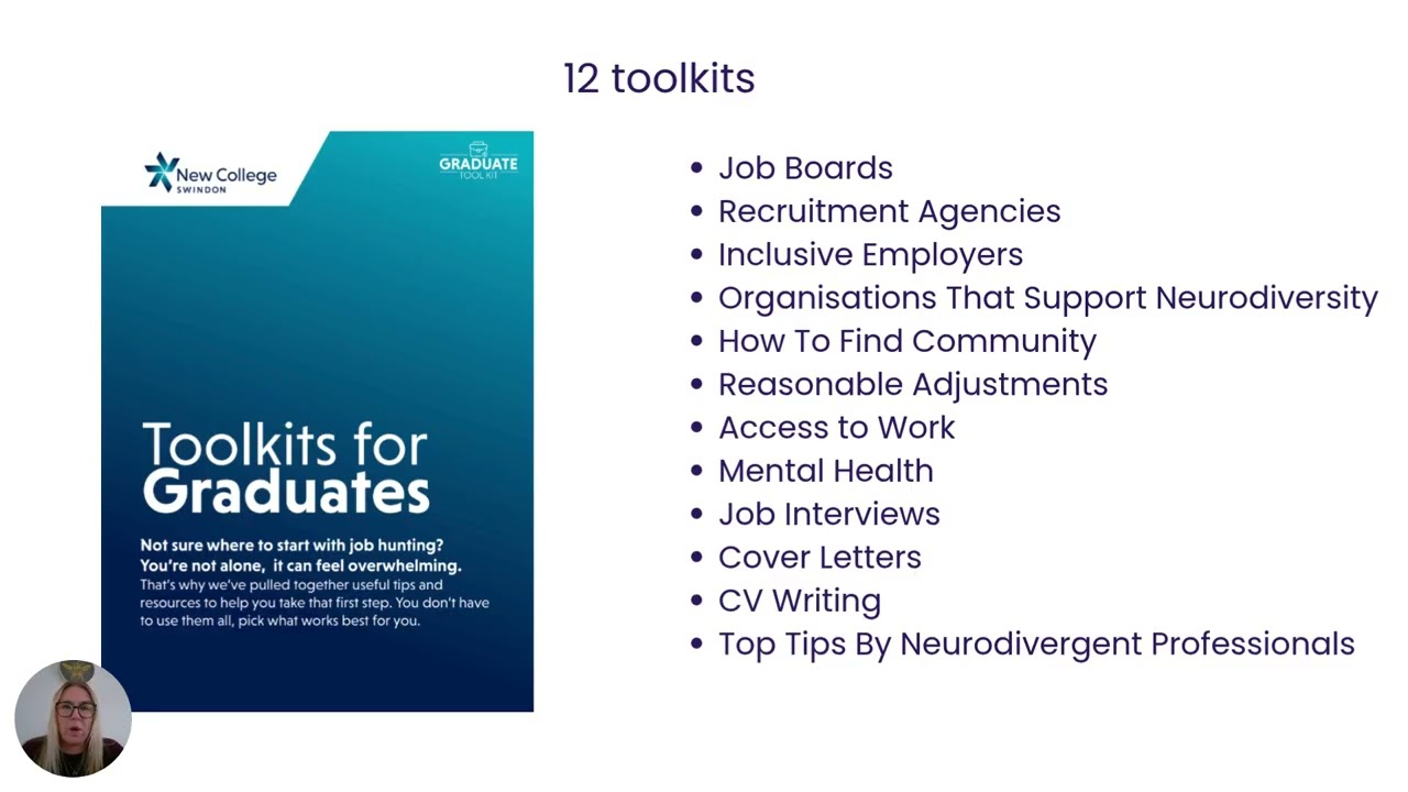 Unlocking Neurodivergent Talent - Toolkits for New College University Centre students