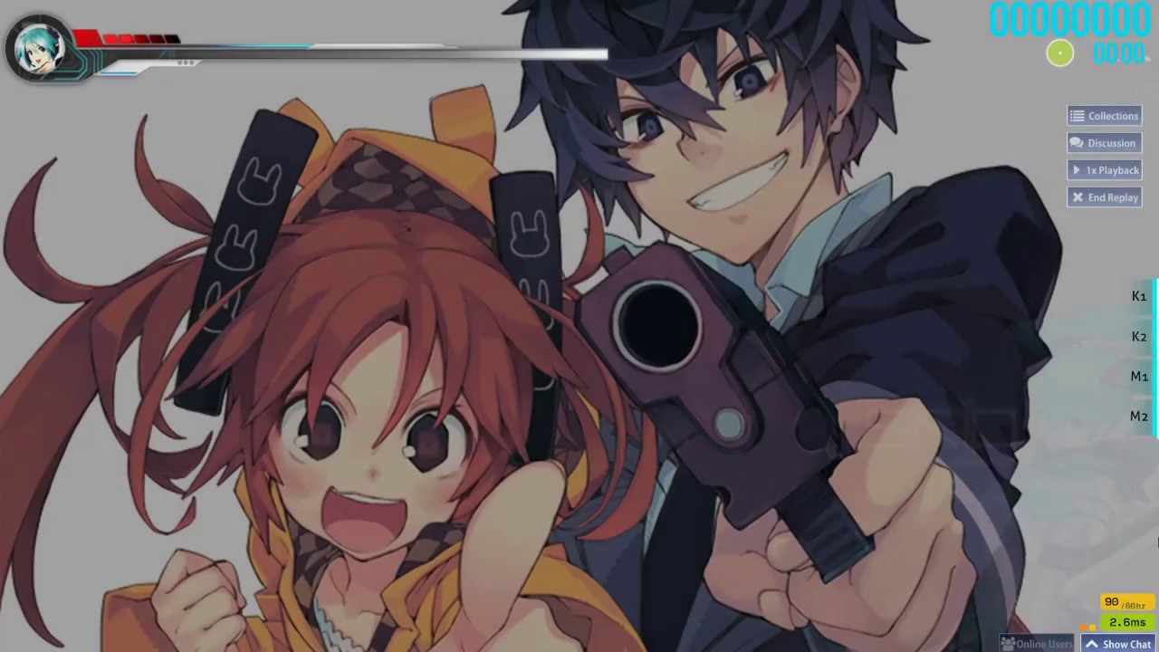 Osu! Black Bullet - Fripside (4.46*) 46pp play!