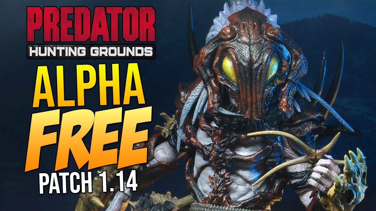 NEW CLASS! ALPHA PREDATOR IS FREE!! Predator Hunting Grounds Patch 1.14 