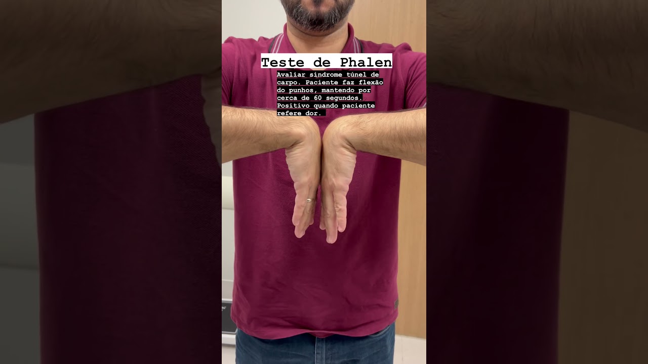 Teste de Phalen - Sind Ttúnel do Carpo 