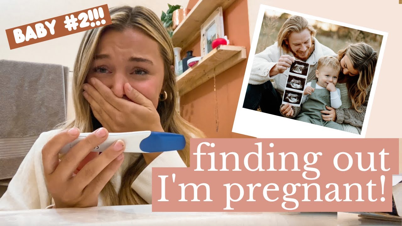 finding out i'm pregnant...🤭🍼 we're having another baby!!!!