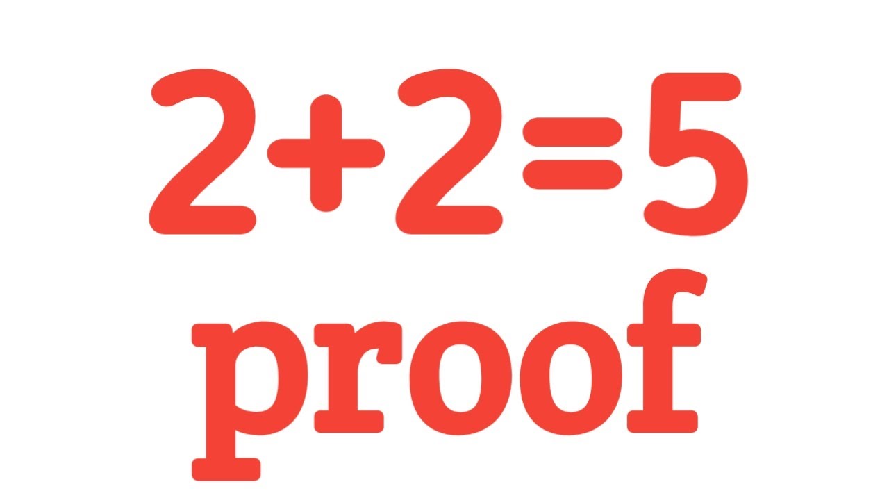 Proof 2+2=5 in hindi | breaking the rule of mathematics | #mathmetics