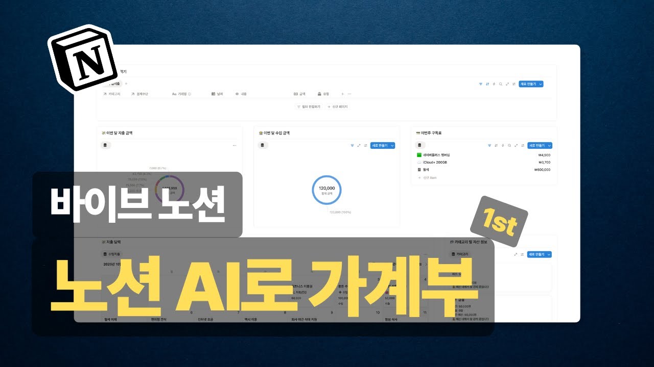 AI가 다 해준다? 실전 가계부 만들기 공개합니다