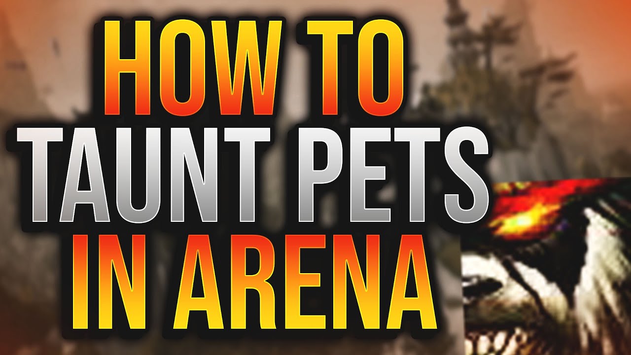 How to TAUNT PETS in Arena!  - 9.1 Shadowlands Mistweaver Monk PvP