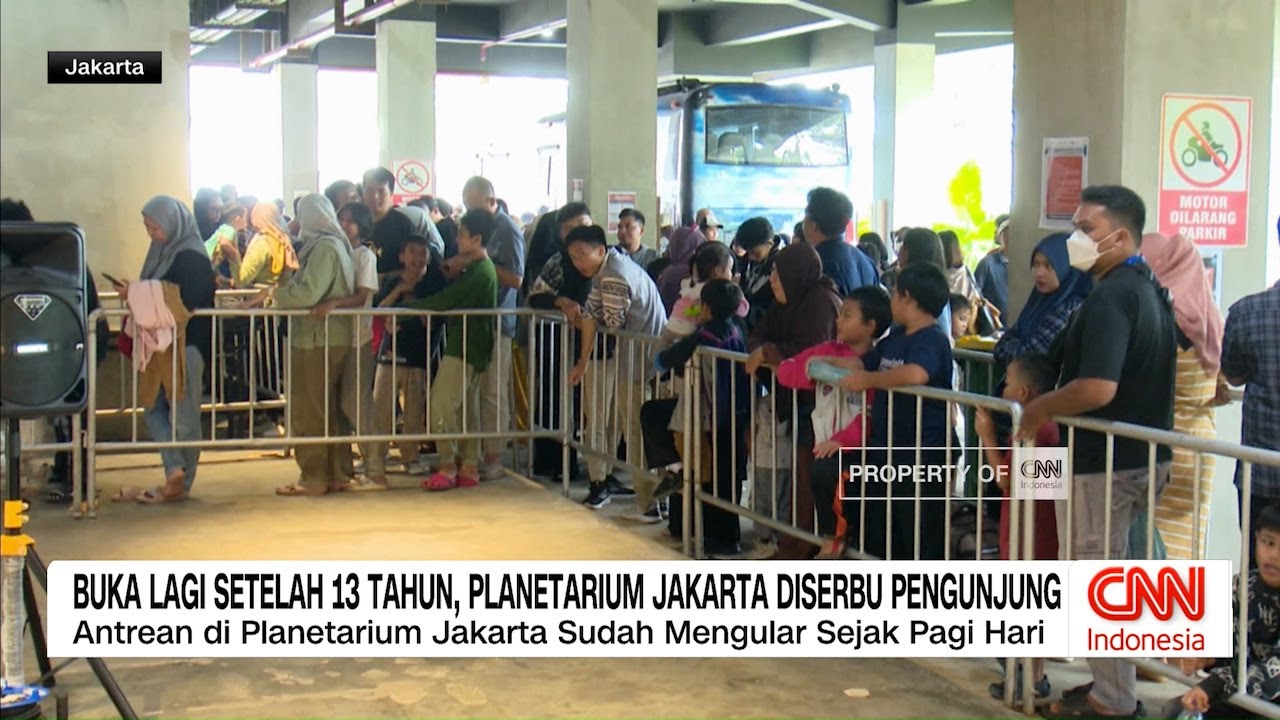 Buka Lagi Setelah 13 Tahun, Planetarium Jakarta Diserbu Pengunjung