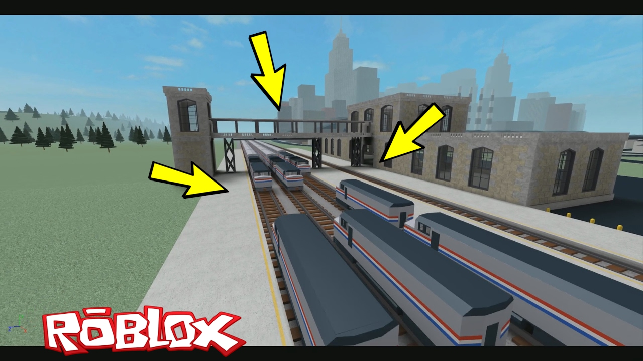 ROBLOX Train Crashes (Железнодорожная станция)