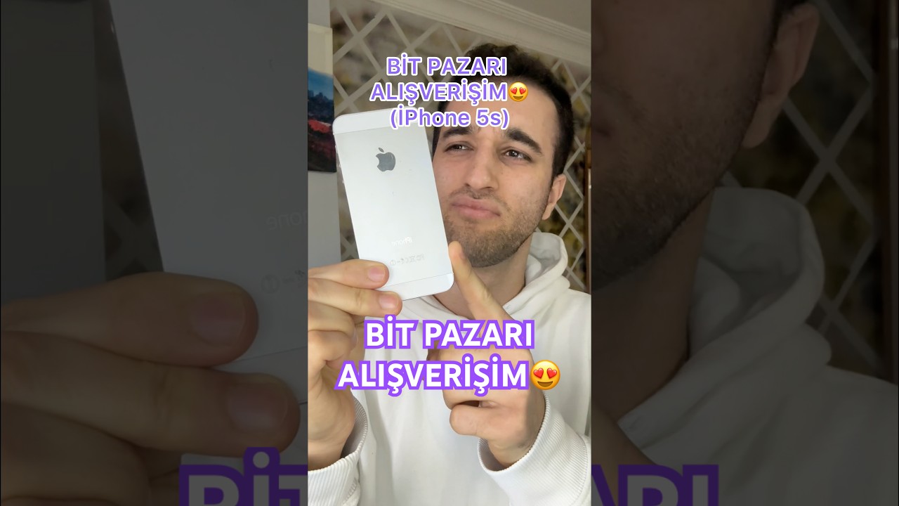 Bit pazarı alışverişimm😍 #shorts #bitpazari #iphone5s (#reklam yok)