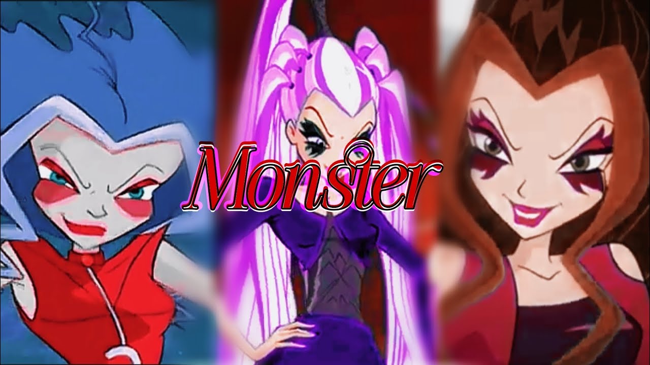 [Winx club] Trix (mostly Darcy) — Monster『amv』