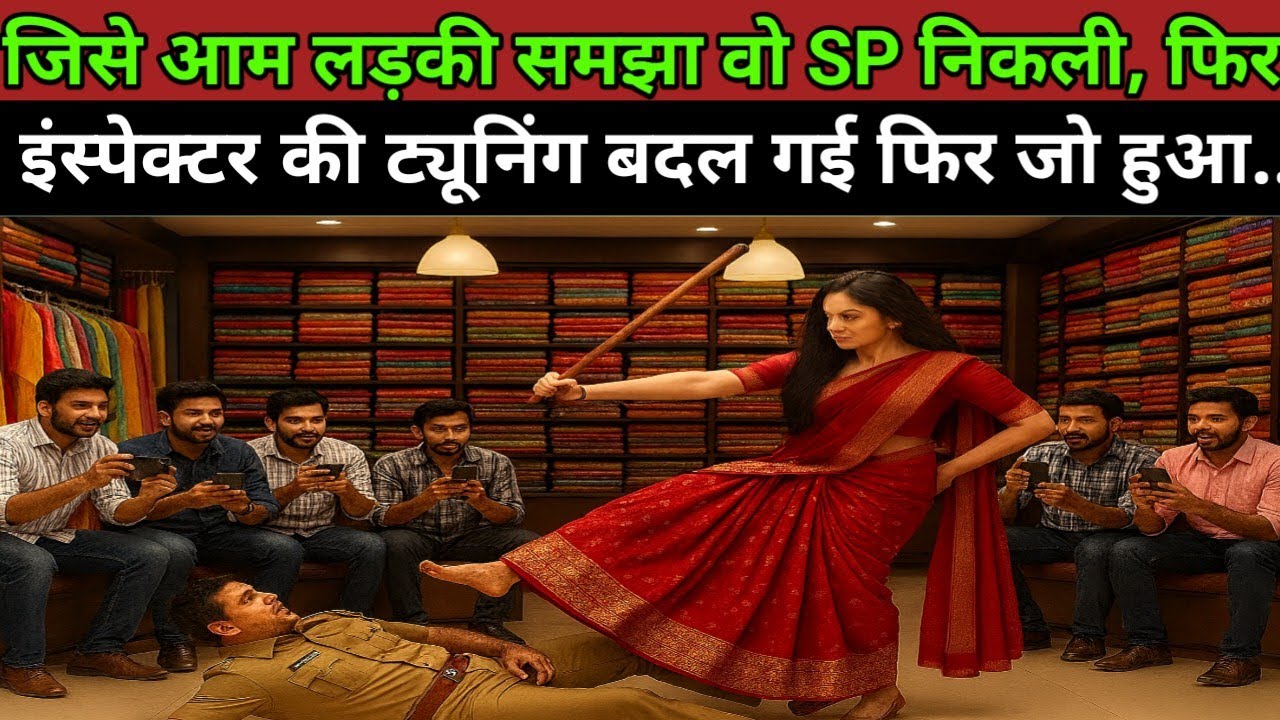 जिसे आम लड़की समझा वो SP निकली, फिर इंस्पेक्टर की ट्यूनिंग बदल गई #Hindi kahani