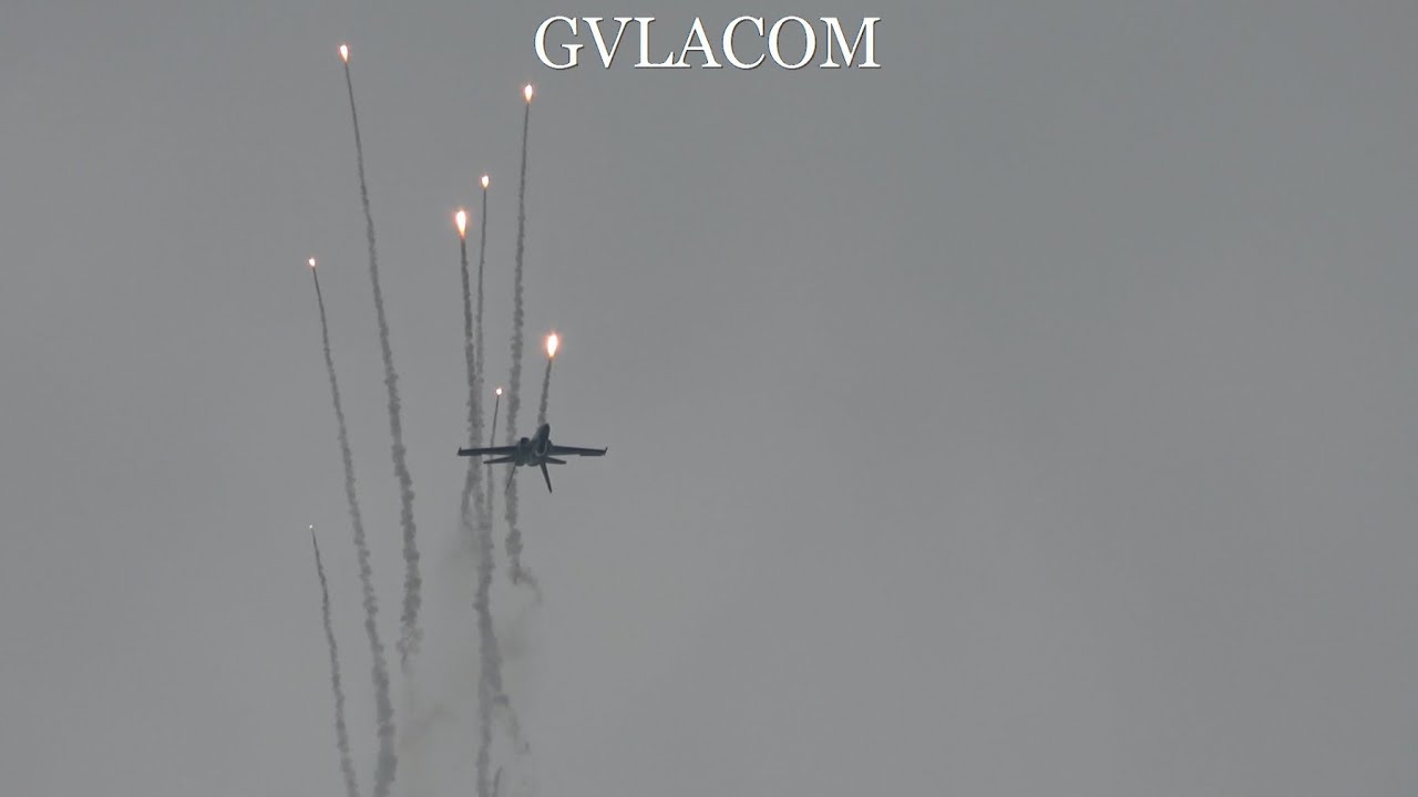 Finnish Air Force FA-18C Demo at Airpower 2024