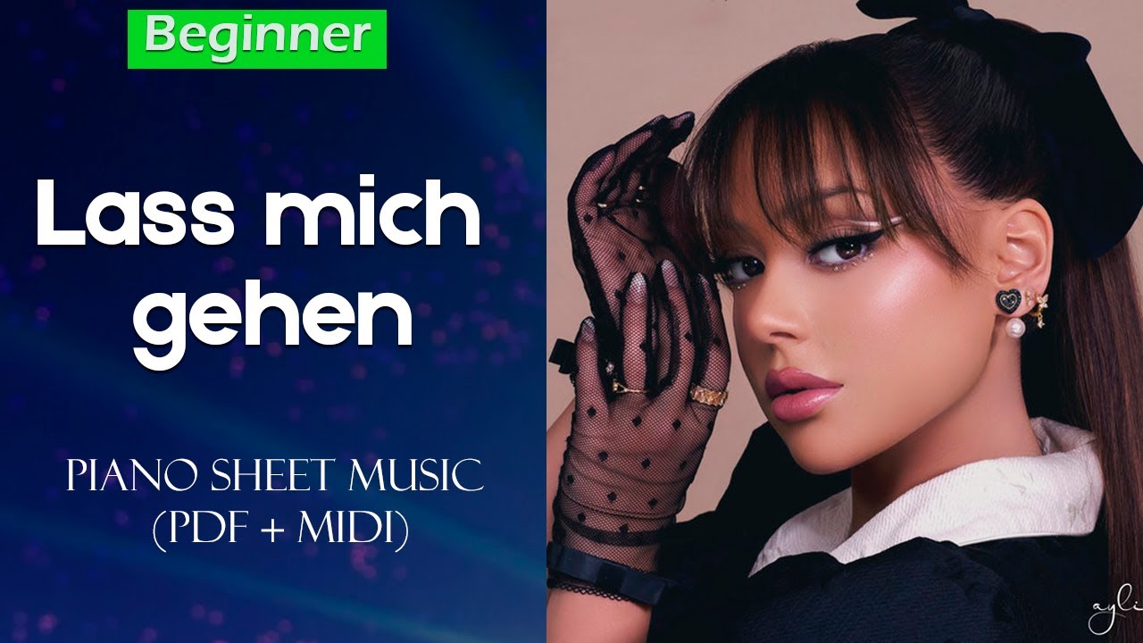Lass mich gehen - AYLIVA | PIANO SHEET MUSIC + MIDI 🎹