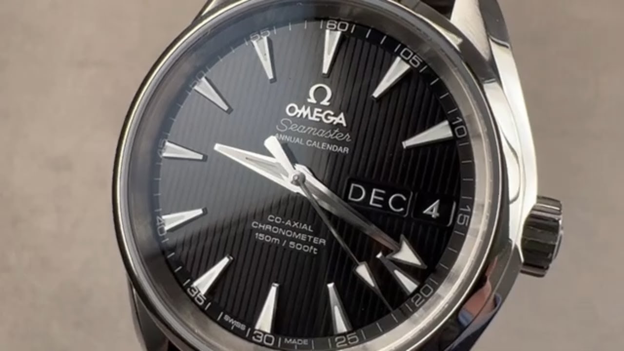 Omega Seamaster Aqua Terra 150M Annual Calendar 231.13.39.22.01.001 Omega Watch Review