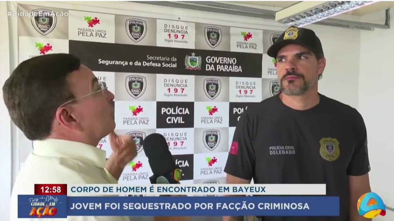 Cidade em Ação - Corpo de homem é encontrado em Bayeux, vítima foi sequestrada por facção criminosa