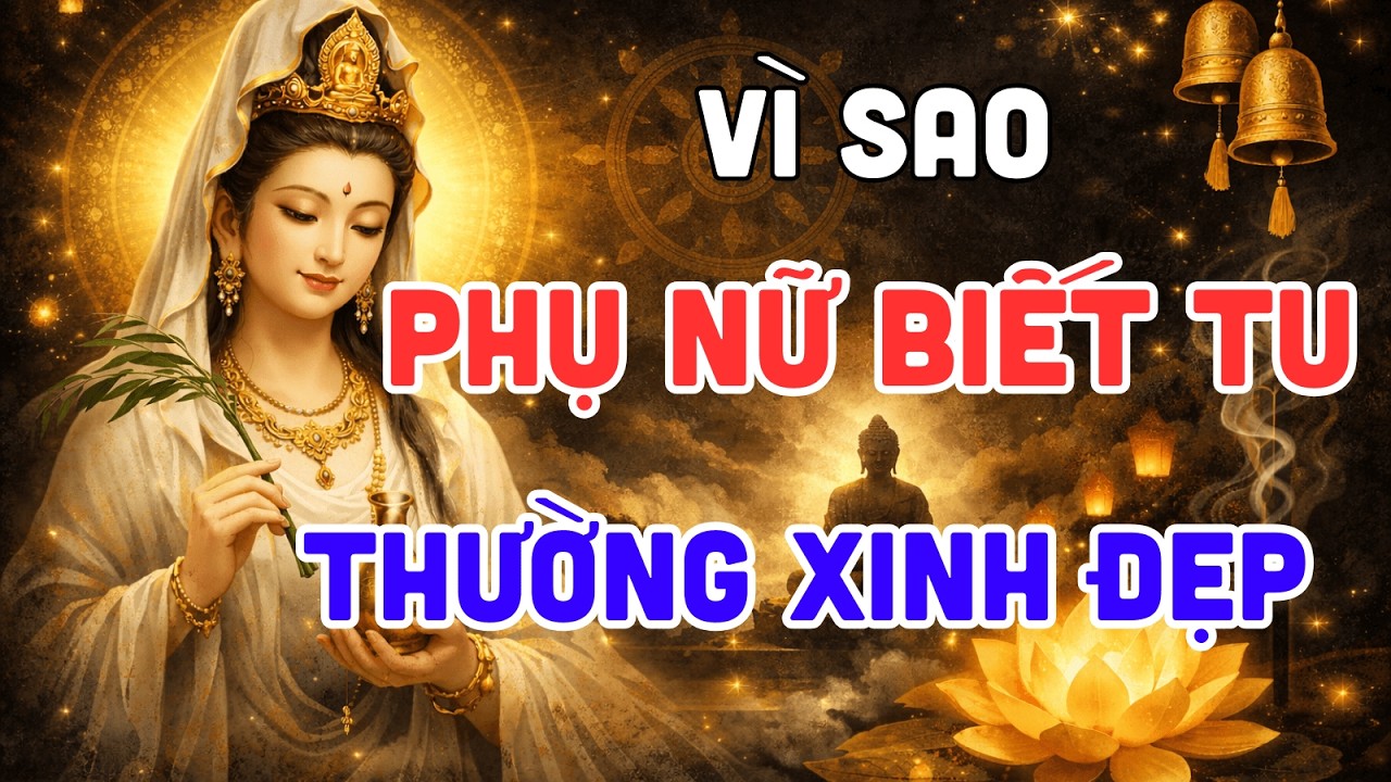 Phật Dạy: VÌ SAO PHỤ NỮ BIẾT TU TÂM THƯỜNG CÀNG SỐNG CÀNG ĐẸP? | Tu Phật Tại Gia