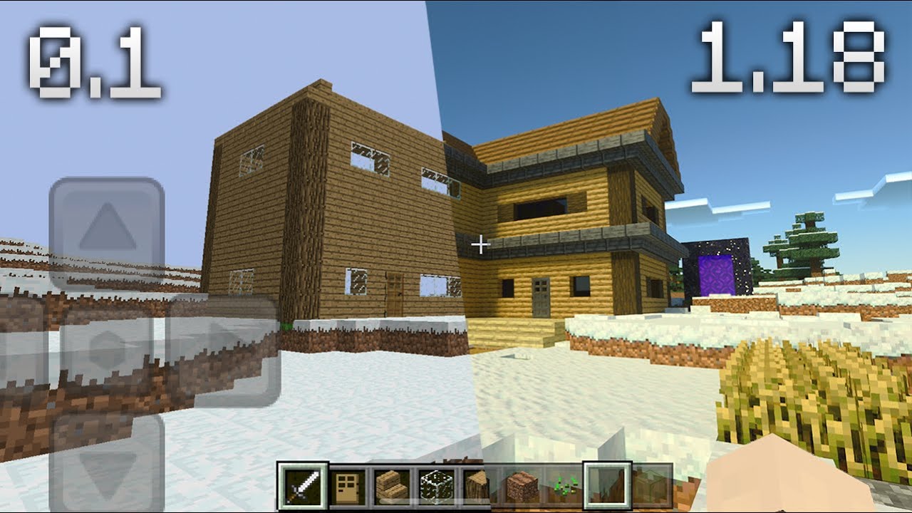 10 years of Minecraft PE evolution in 5 minutes.