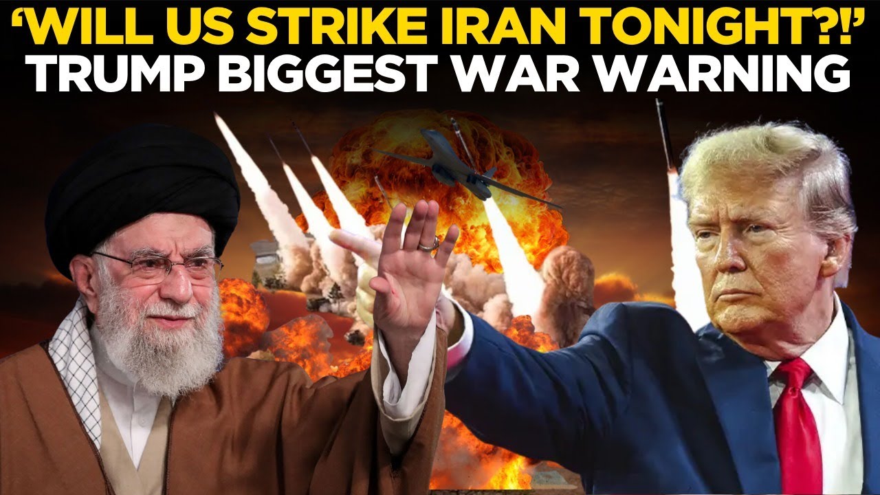 US-IRAN CRISIS LIVE: Trump&rsquo;s Biggest War Warning Sparks Alarm | US-Iran War | Trump | US NEWS LIVE