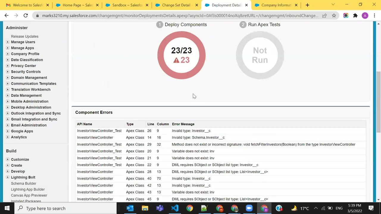 Deployment Using change set, Outbound and Inbound changeset #deployment #salesforcechangeset