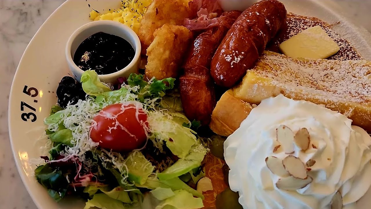 (4K) Yummy Brunch Cafe in Korea
