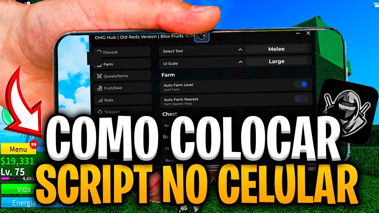 COMO BAIXAR E USAR SCRIPT NO BLOX FRUITS NO CELULAR/PC (ATUALIZADO 2026) *SEM KEY E LINK DIRETO*