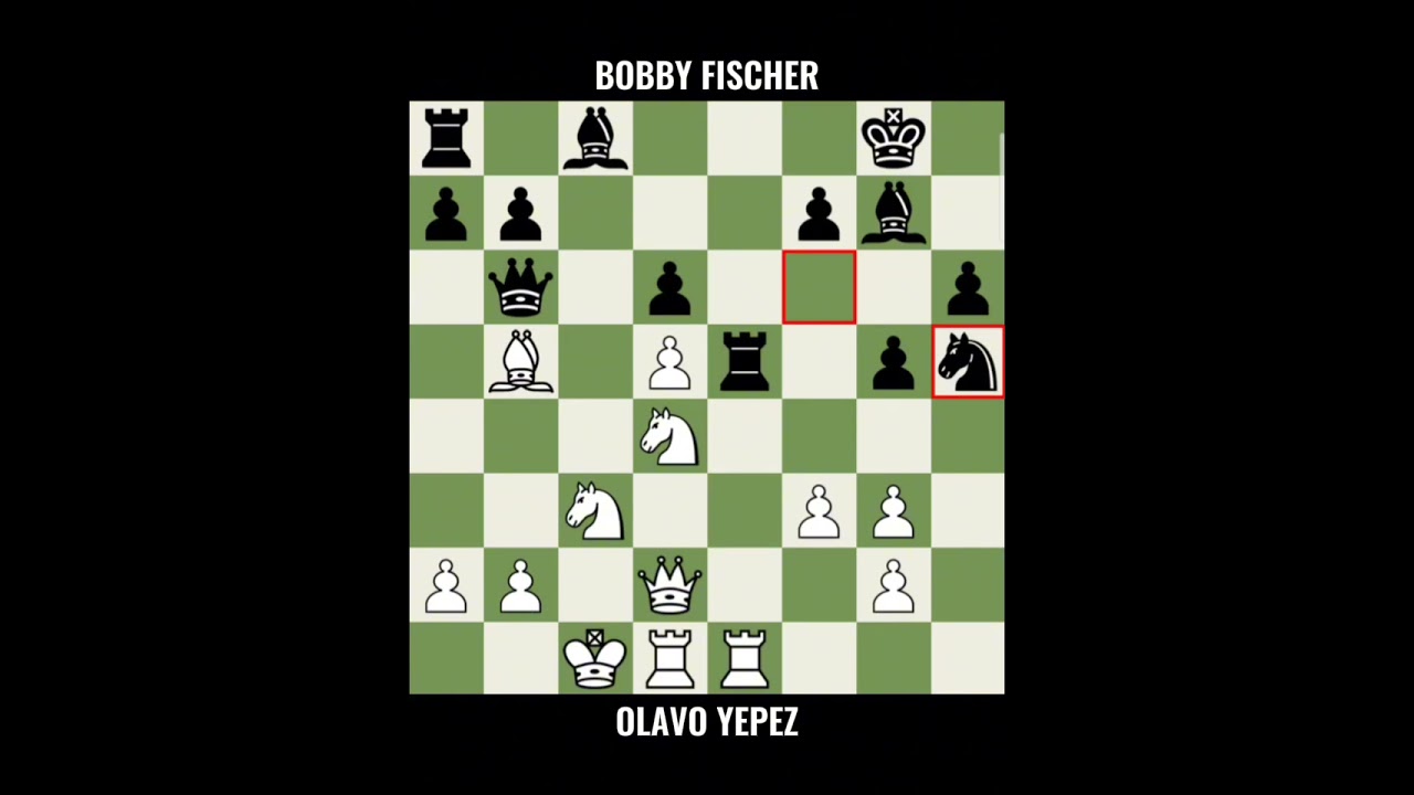 Olavo Yepez vs Bobby Fischer ◉ La Habana Olympiad Preliminary - La Habana 1966