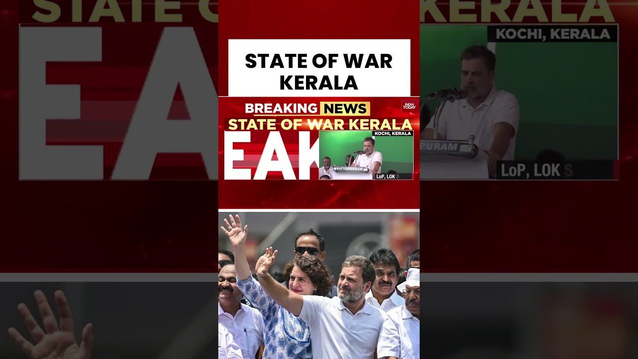 Breaking News: LoP Rahul Gandhi Sounds Poll Bugle In Kerala