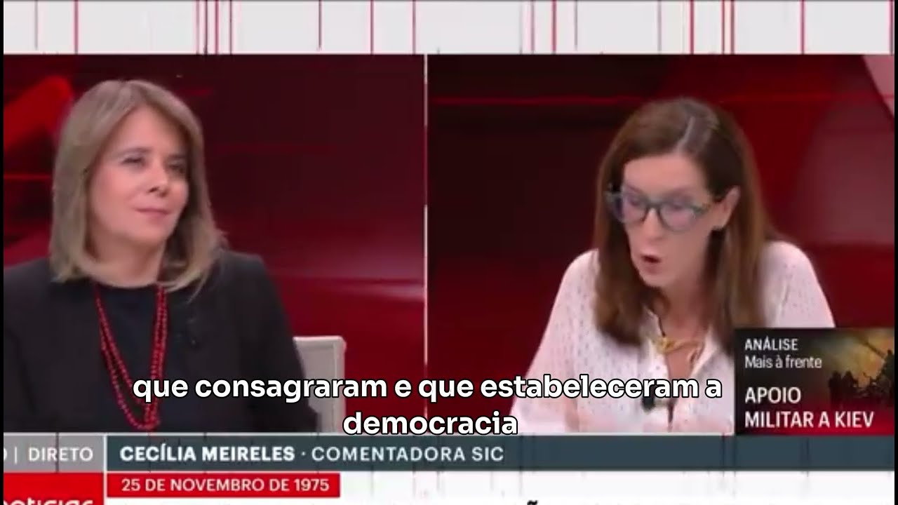 🗣️Cecília Meireles explica o 25 de novembro a Catarina Martins